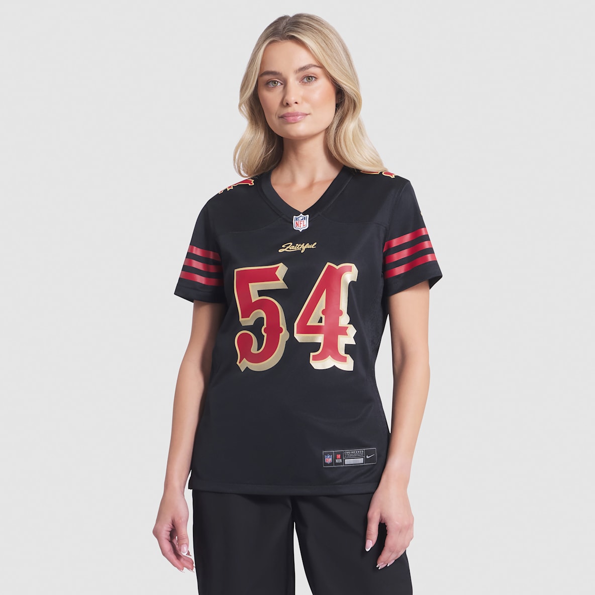 Fred Warner San Francisco 49ers Rivalries Collection Jersey Nike de la NFL Game para mujer