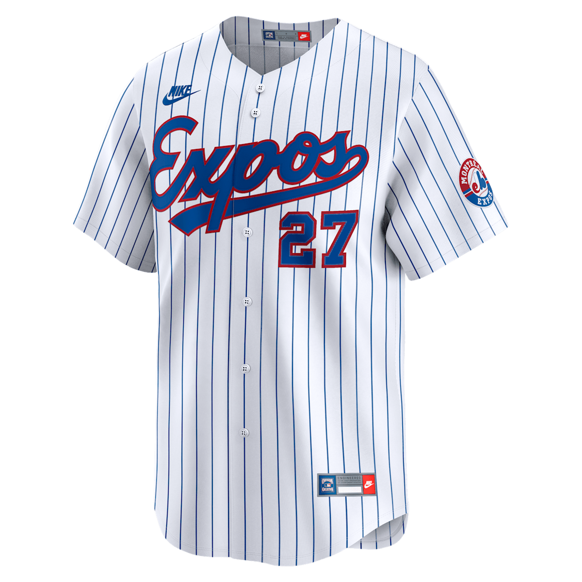 Vladimir Guerrero Montreal Expos Cooperstown Vladimir Guerrero Montreal Expos Cooperstown Men's Nike Dri-FIT MLB Limited Jersey