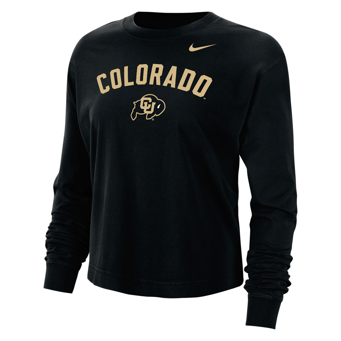 Colorado Colorado Women's Nike College Long-Sleeve Boxy T-Shirt