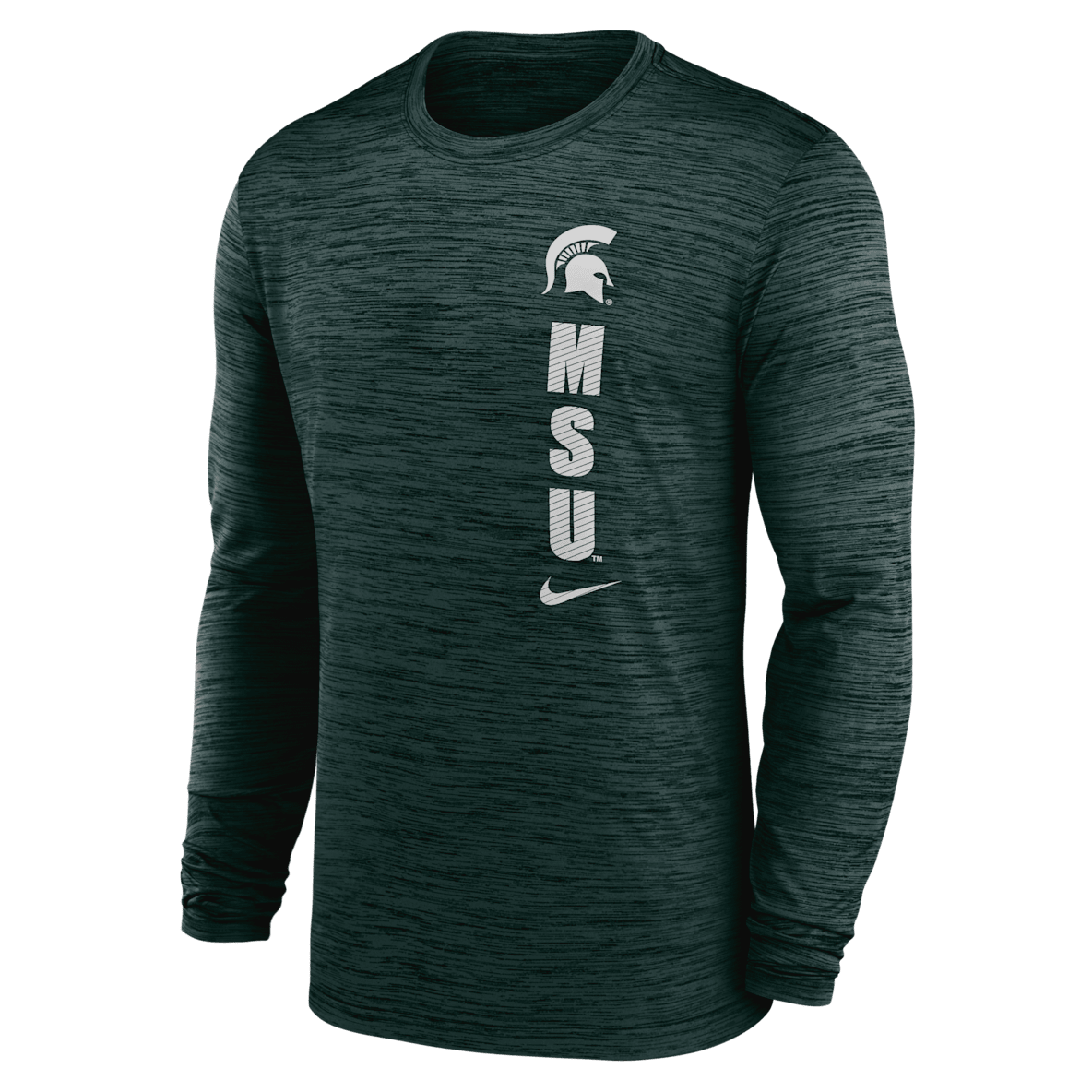 Michigan State Spartans Sideline Velocity Michigan State Spartans Sideline Velocity Men's Nike Dri-FIT College Long-Sleeve T-Shirt