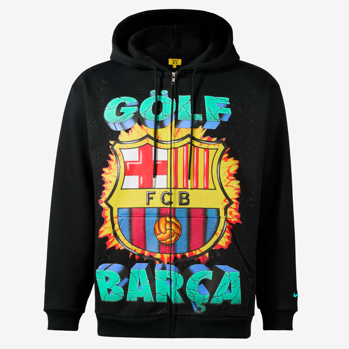 FC Barcelona x GOLF WANG Men's Nike Soccer Full-Zip Hoodie