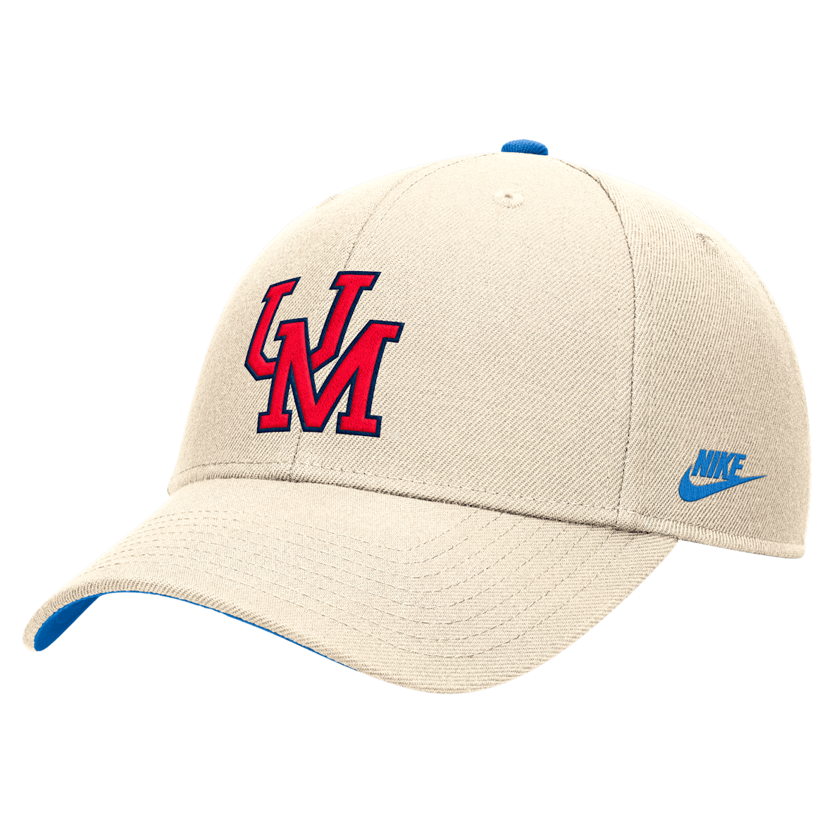 Ole Miss Rise Ole Miss Rise Gorra universitaria Nike ajustable para hombre