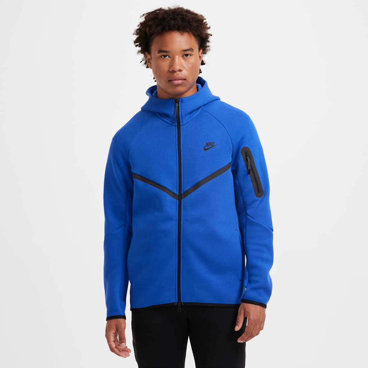 Nike Tech Fleece Windrunner Tam Boy Fermuarlı Erkek Ceketi