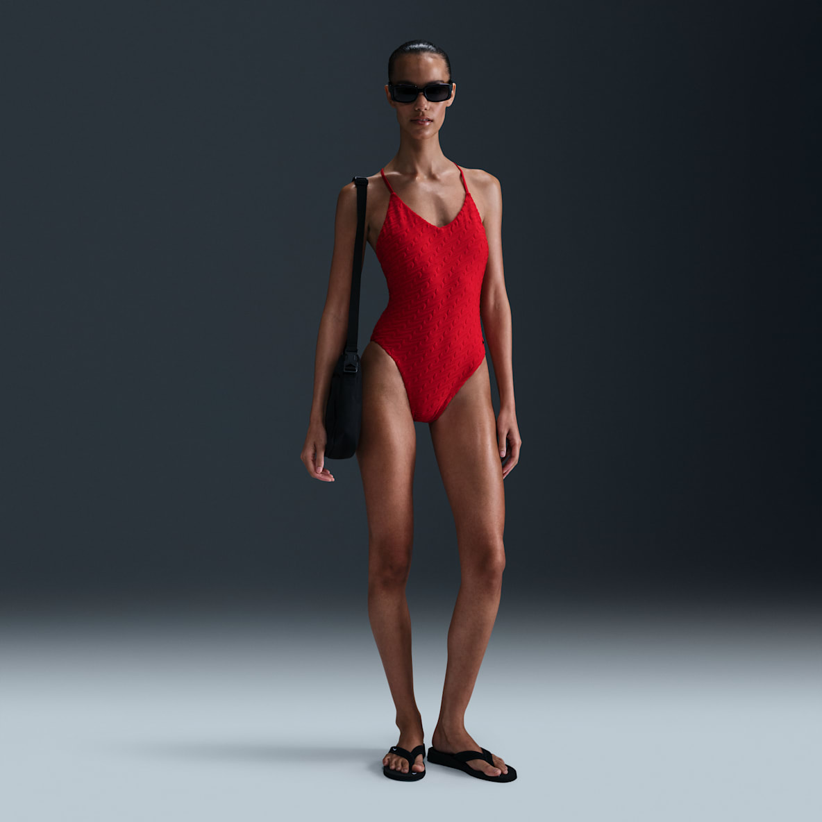 Nike Swim Swoosh Link Nike Swim Swoosh Link Women's Terry Y-Back One-Piece