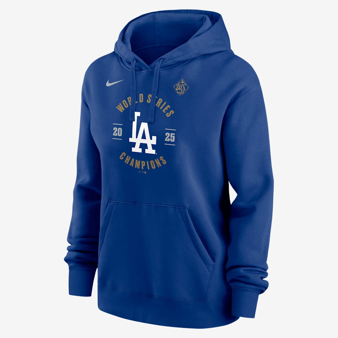 Los Angeles Dodgers 2025 World Series Champions Home Plate Los Angeles Dodgers 2025 World Series Champions Home Plate Women's Nike MLB Pullover Hoodie