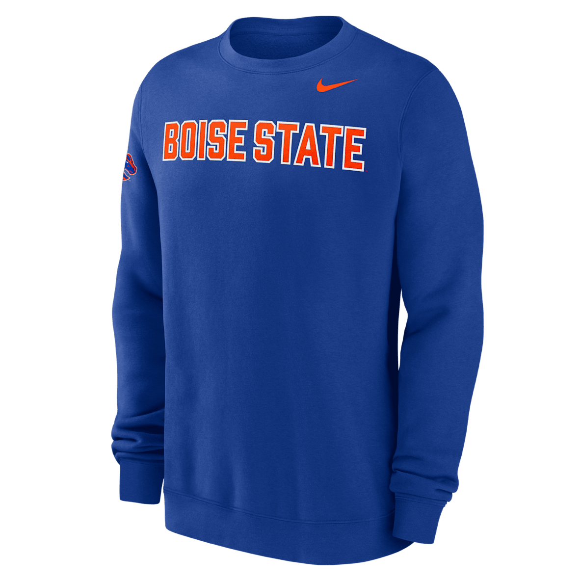 Boise State Club Fleece Boise State Club Fleece Men's Nike College Crew-Neck Sweatshirt