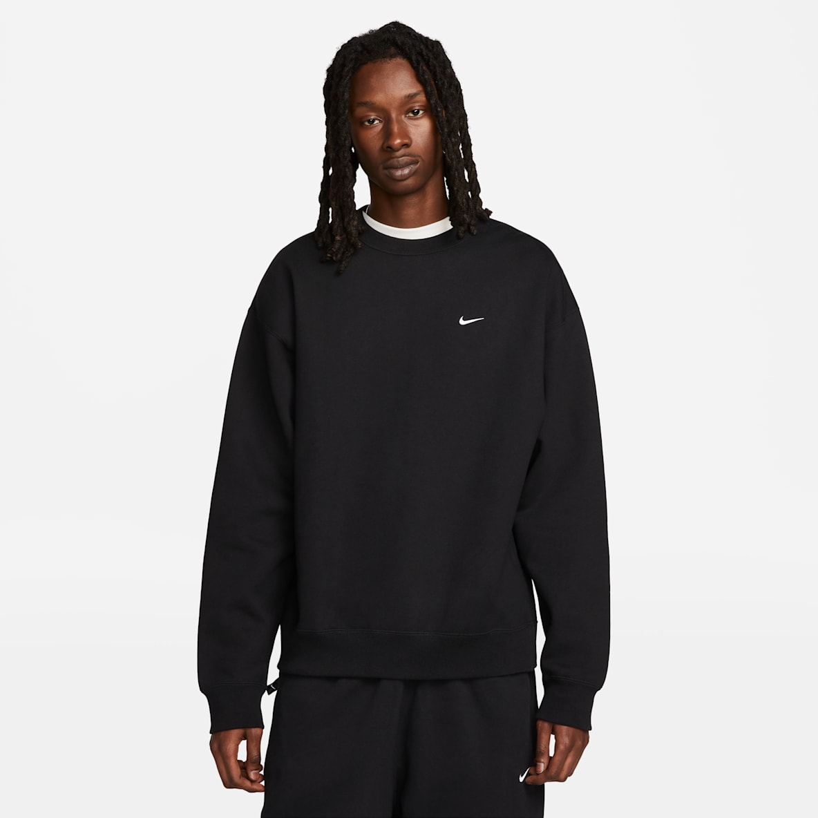 Nike Solo Swoosh Nike Solo Swoosh Fleece-Rundhalsshirt für Herren