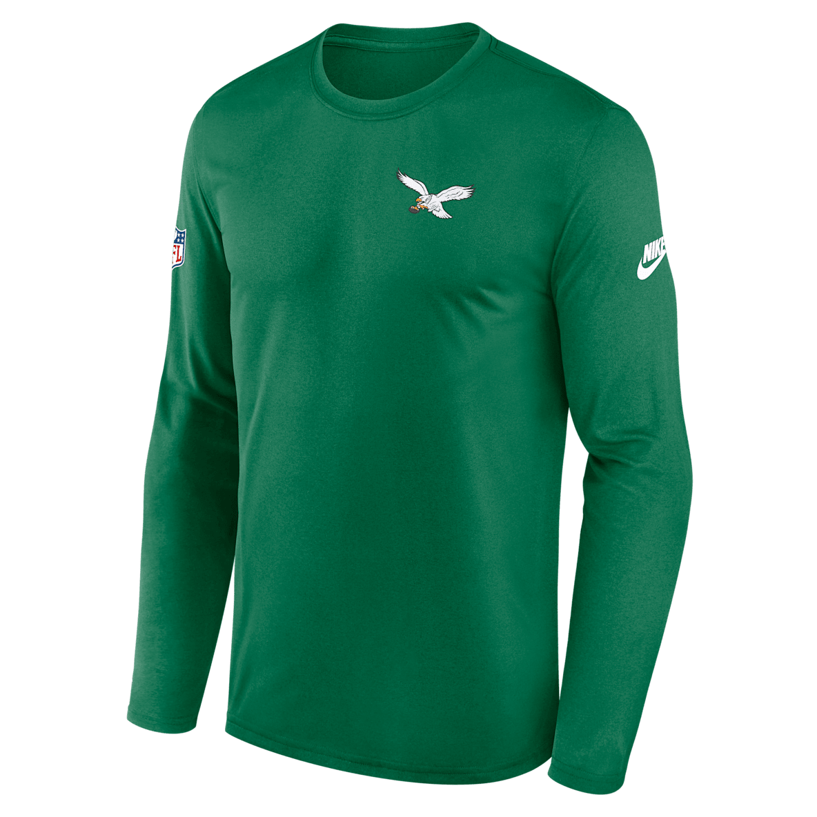 Philadelphia Eagles Alt Legend Small Logo Philadelphia Eagles Alt Legend Small Logo Men's Nike Dri-FIT NFL Long-Sleeve T-Shirt
