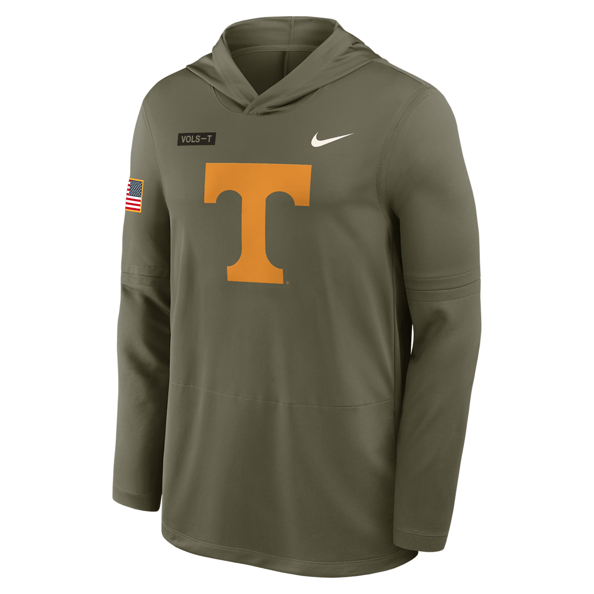 Tennessee 2025 Military Appreciation Tennessee 2025 Military Appreciation Men's Nike Dri-FIT College Long-Sleeve Hooded Top