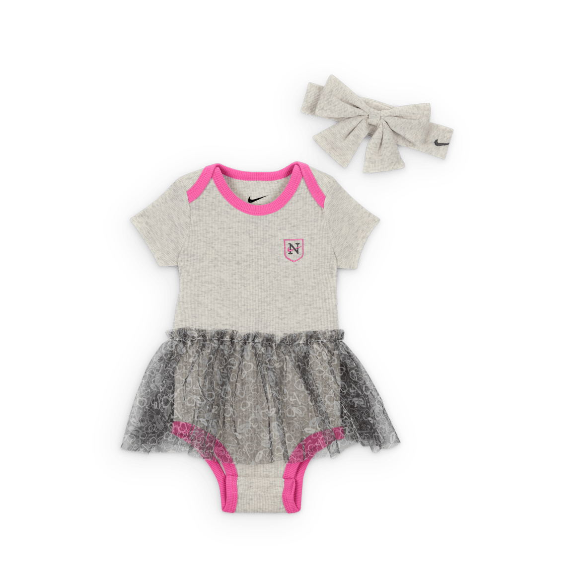 Nike Nike Conjunto de 2 piezas de body y banda para la cabeza Nike Jumble Tutu para bebé
