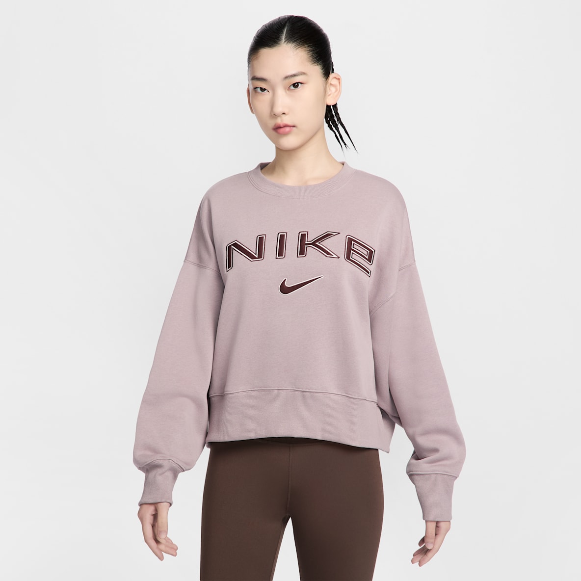 Nike Sportswear Phoenix Fleece Nike Sportswear Phoenix Fleece Women's Over-Oversized Crew-Neck Logo Sweatshirt