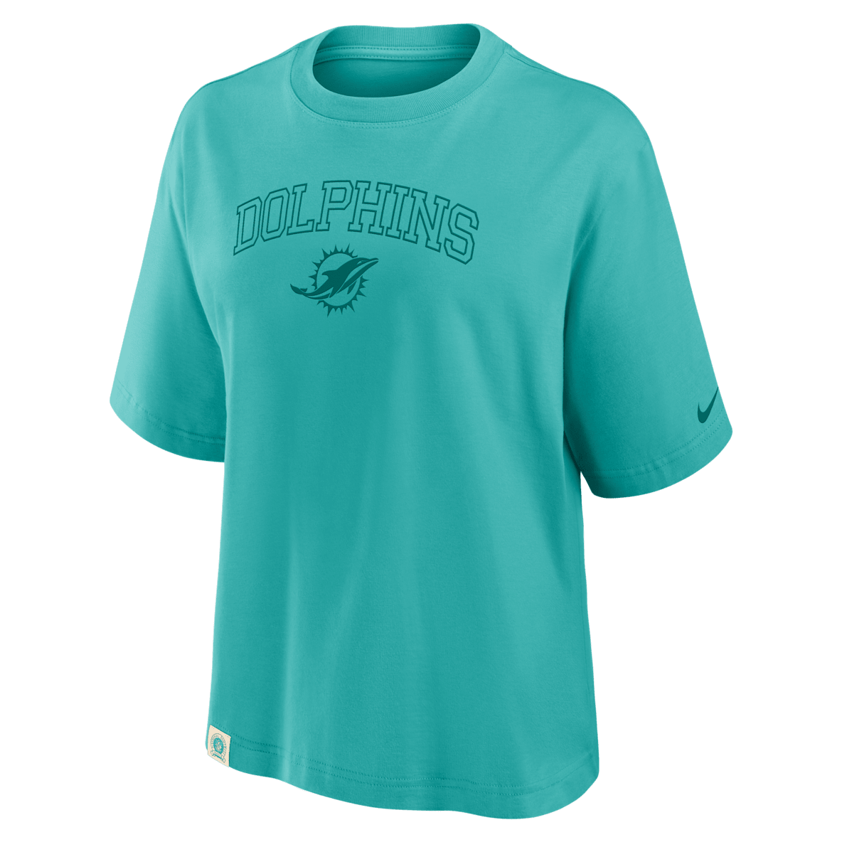 Miami Dolphins Arch Boxy Miami Dolphins Arch Boxy Women's Nike NFL T-Shirt