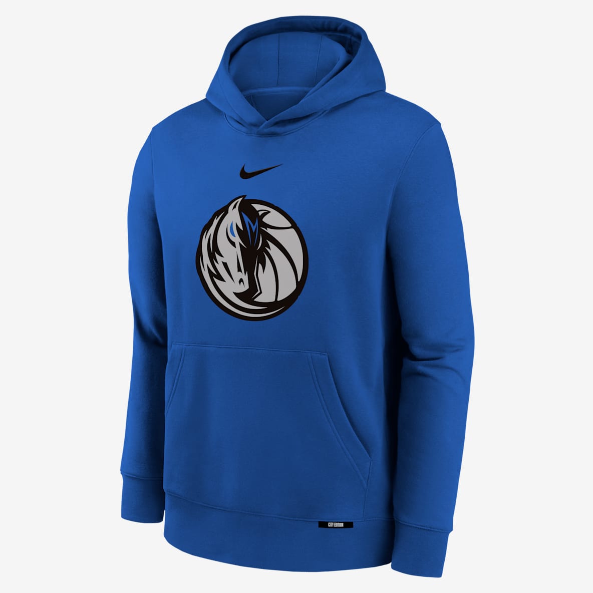 Dallas Mavericks Club Fleece City Edition Sudadera con gorro de tejido Fleece para niños talla grande