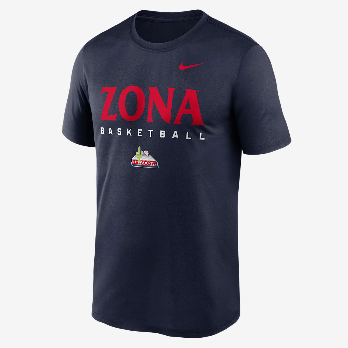 Arizona Courtside Basketball Legend Men's Nike Dri-FIT College T-Shirt
