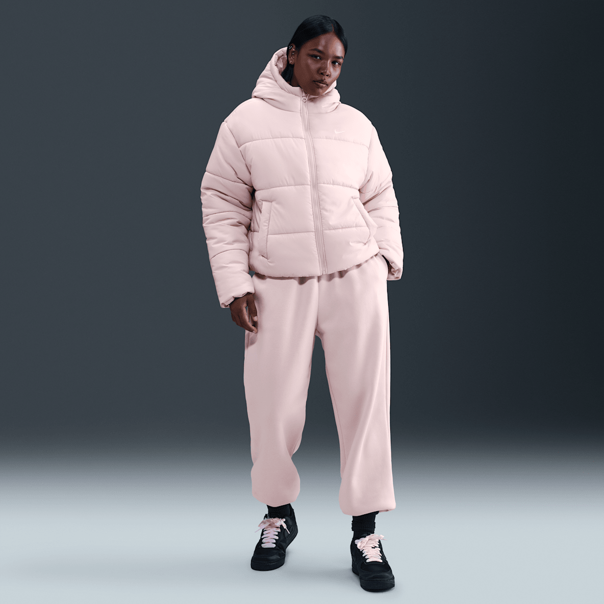 Nike Sportswear Phoenix Fleece Pants de entrenamiento oversized de tiro alto para mujer