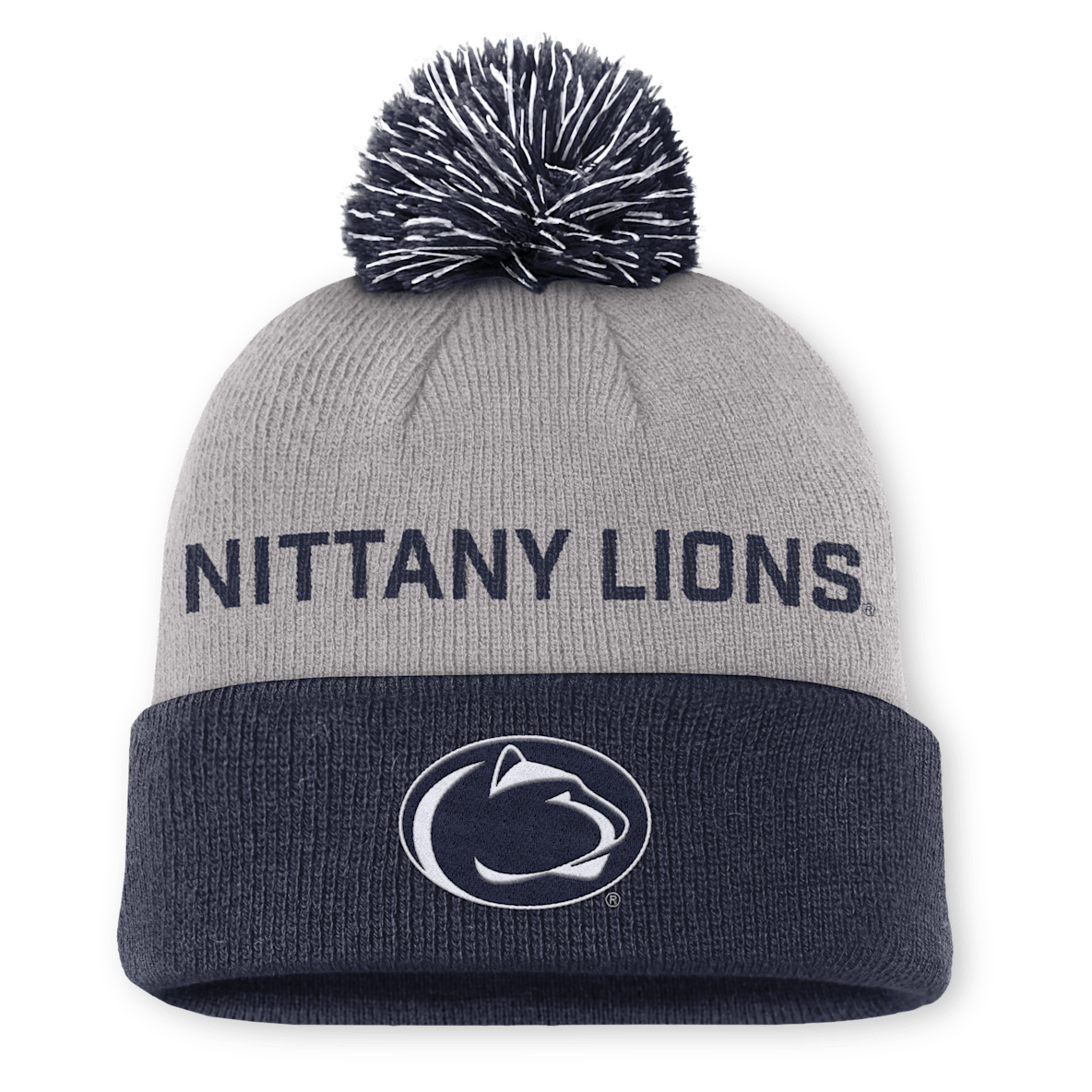 Penn State Primetime Peak Men's Nike College Cuffed Pom Beanie
