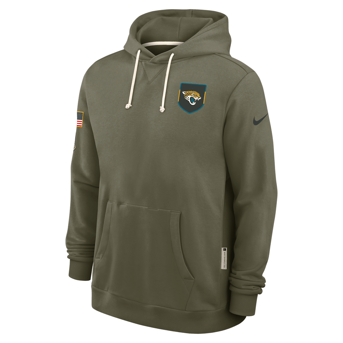 Jacksonville Jaguars Salute to Service Sideline Dominant Force Jacksonville Jaguars Salute to Service Sideline Dominant Force Men's Nike Dri-FIT NFL Pullover Hoodie