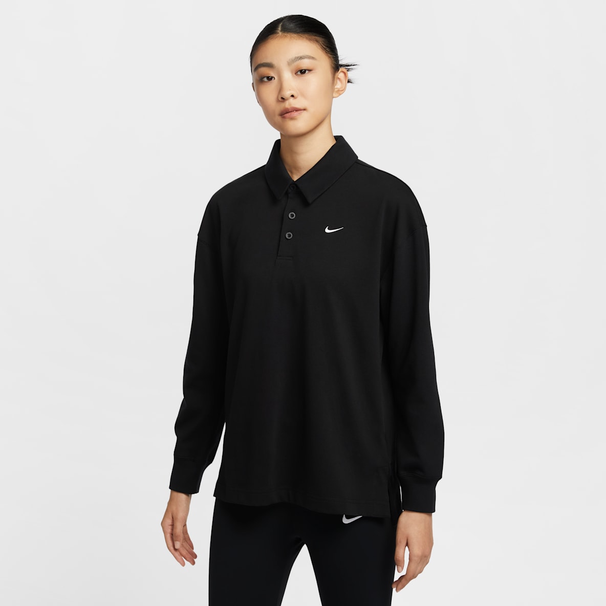 Nike Sportswear Essential Nike Sportswear Essential Women's Oversized Long-Sleeve Polo