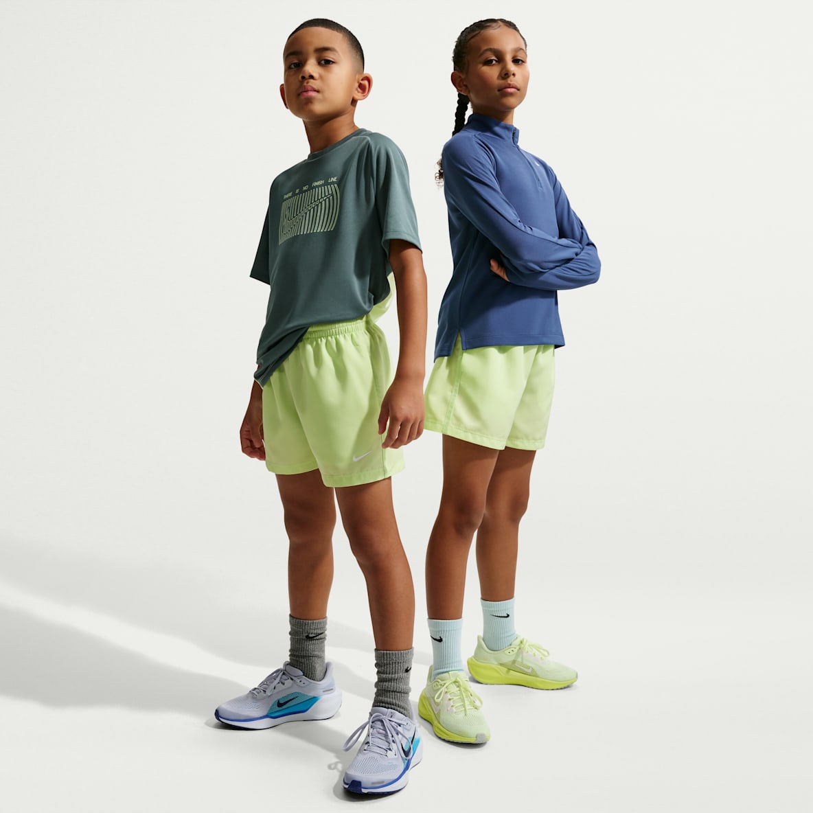 Nike Multi Big Kids' Dri-FIT 4" Woven Shorts