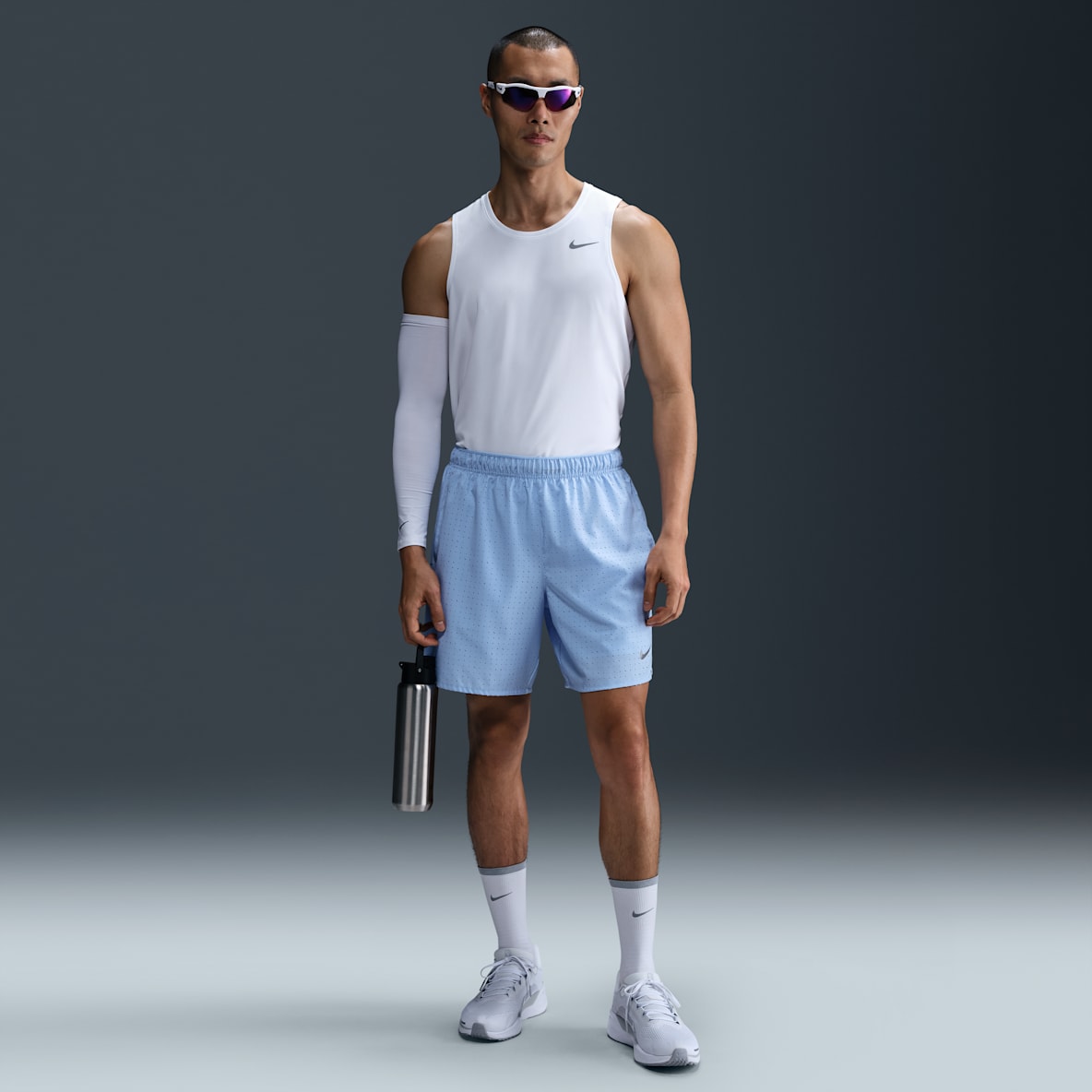 Nike Challenger Breathe Nike Challenger Breathe Shorts de correr Dri-FIT de 18 cm 2 en 1 para hombre