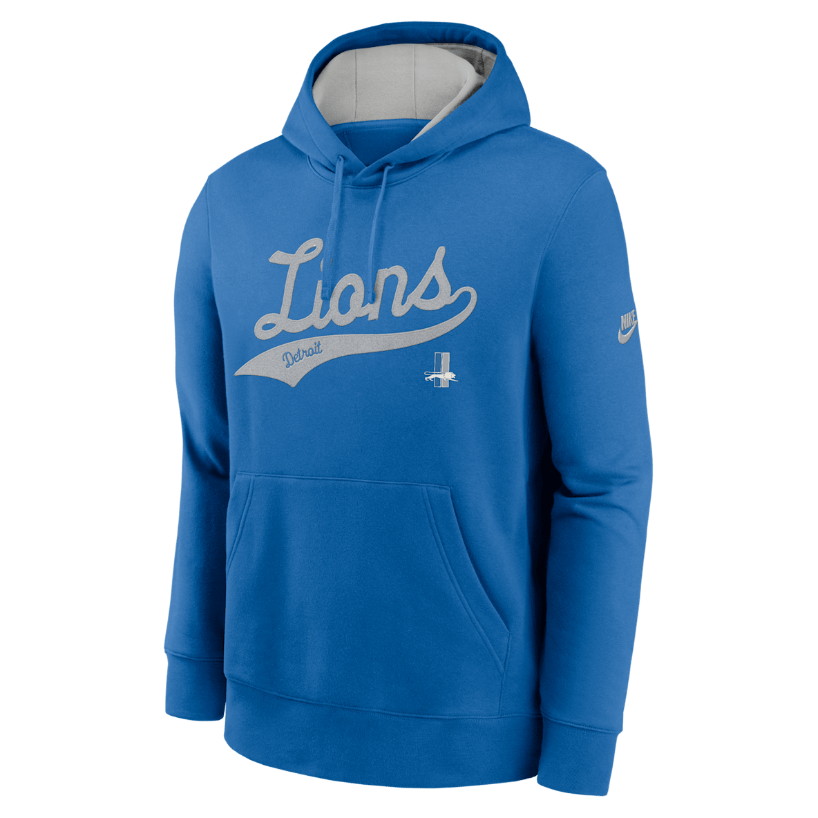 Detroit Lions Rewind Club Logo Men's Nike NFL Pullover Hoodie
