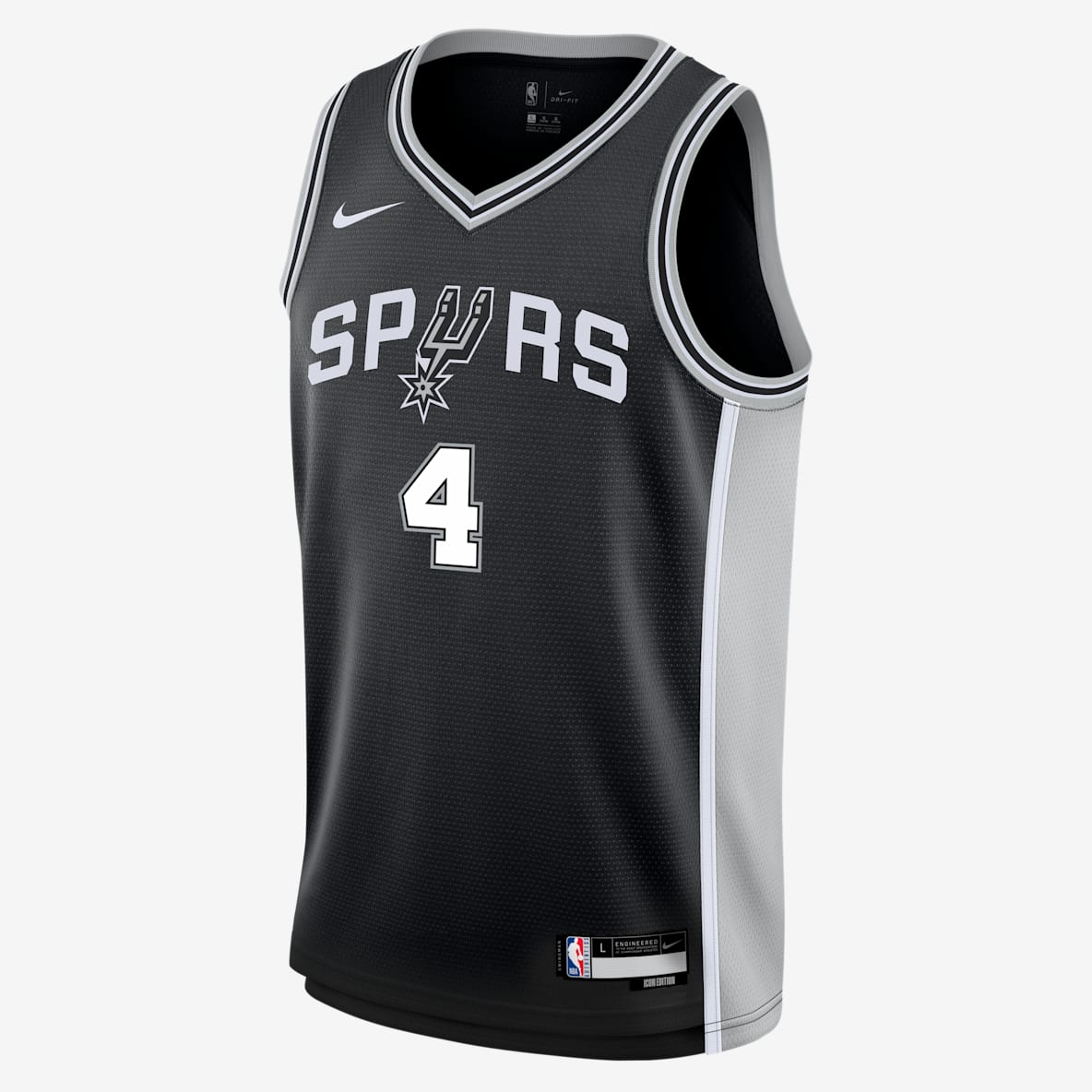 De'Aaron Fox de los San Antonio Spurs Icon Edition Jersey Swingman para niños talla grande