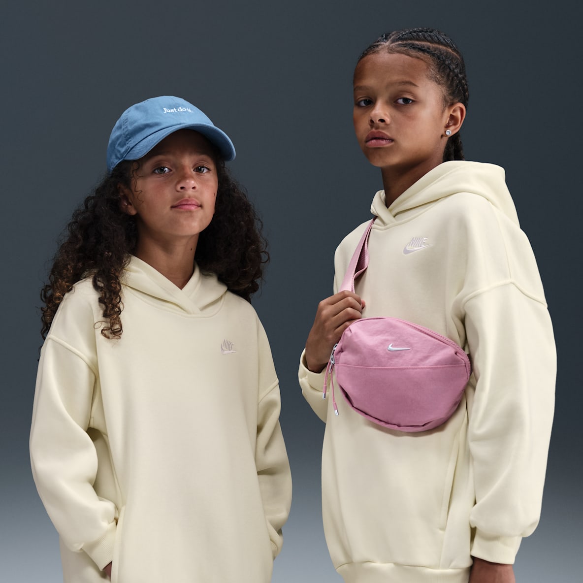 Nike Sportswear Club Fleece Sudadera con gorro sin cierre oversized para niños talla grande