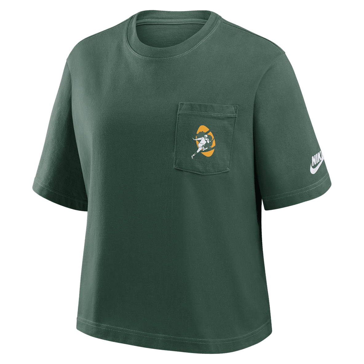 Green Bay Packers Rewind Pocket Boxy Green Bay Packers Rewind Pocket Boxy Women's Nike NFL T-Shirt