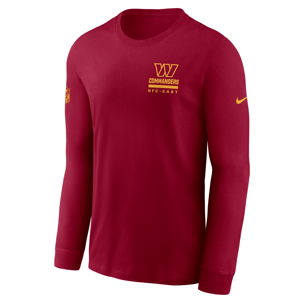 Washington Commanders Sideline Team Issue Washington Commanders Sideline Team Issue Men's Nike Dri-FIT NFL Long-Sleeve T-Shirt