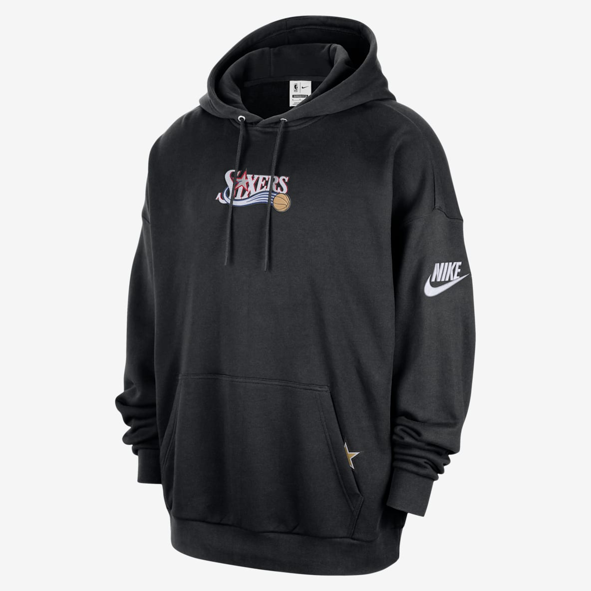 Philadelphia 76ers 2025/26 Hardwood Classics Philadelphia 76ers 2025/26 Hardwood Classics Men's Nike Club NBA Premium Pull-Over Hoodie