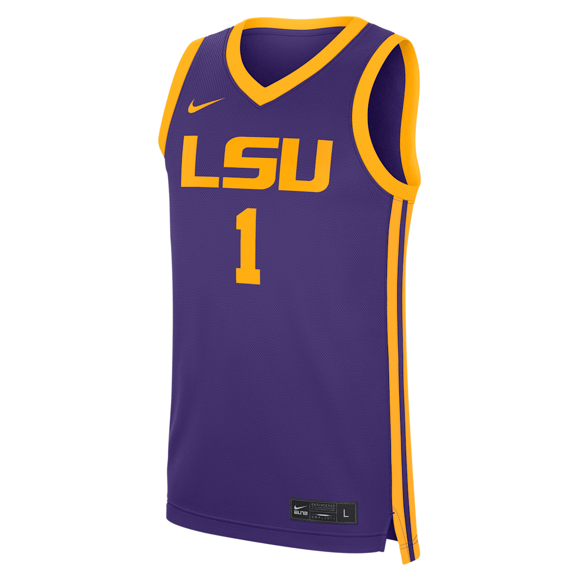 LSU Tigers Replica LSU Tigers Replica Jersey de básquetbol universitario Nike para hombre