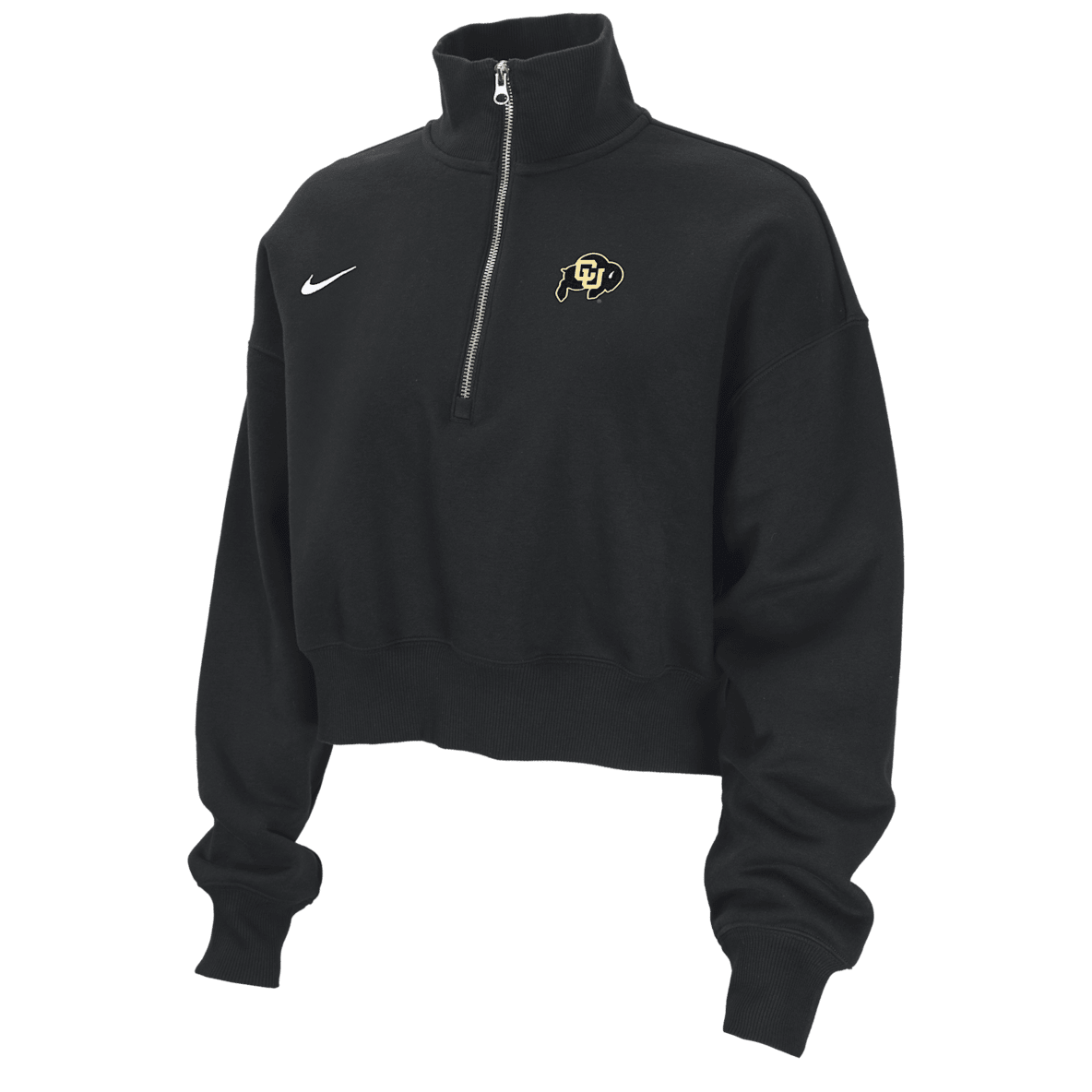 Colorado Phoenix Fleece Colorado Phoenix Fleece Women's Nike College Cropped 1/4-Zip Top