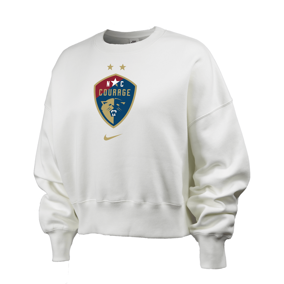North Carolina Courage Phoenix Fleece North Carolina Courage Phoenix Fleece Women's Nike NWSL Crew-Neck Sweatshirt