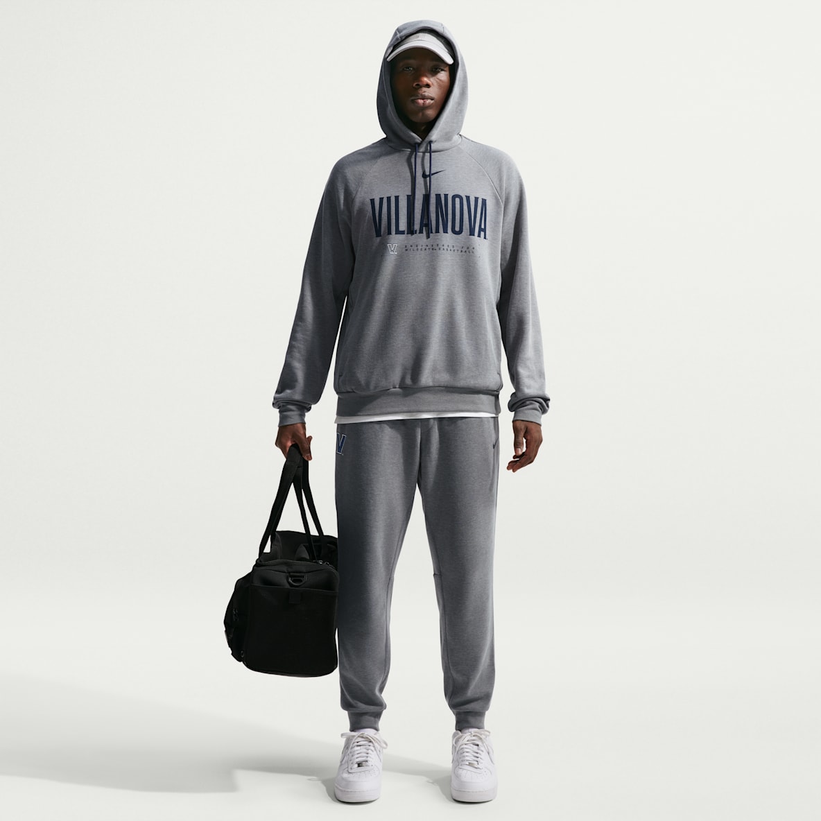 Villanova Wildcats Nike NCAA Pants de básquetbol de tejido Fleece para hombre