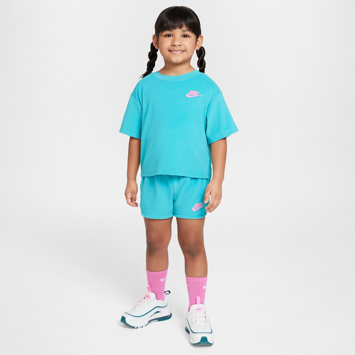 Nike Nike Conjunt de dues peces "Let's Roll" de teixit de ris - Nen/a petit/a