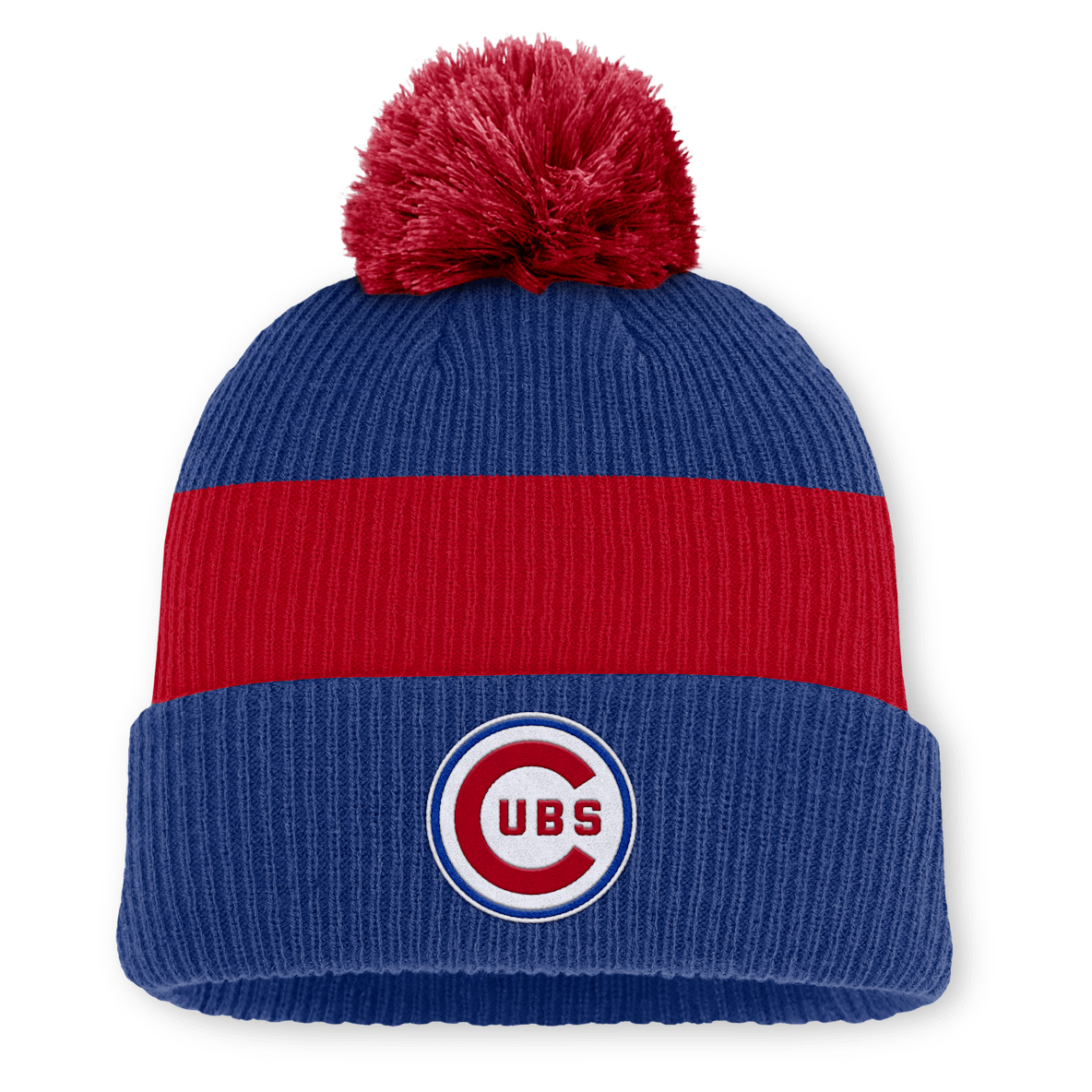 Chicago Cubs Cooperstown Peak Chicago Cubs Cooperstown Peak Men's Nike MLB Cuffed Pom Beanie