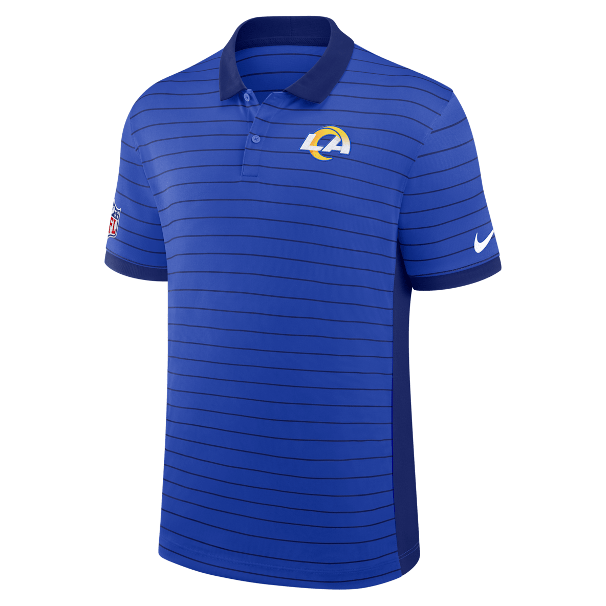 Los Angeles Rams Sideline Victory Stripe Men's Nike Dri-FIT NFL Polo