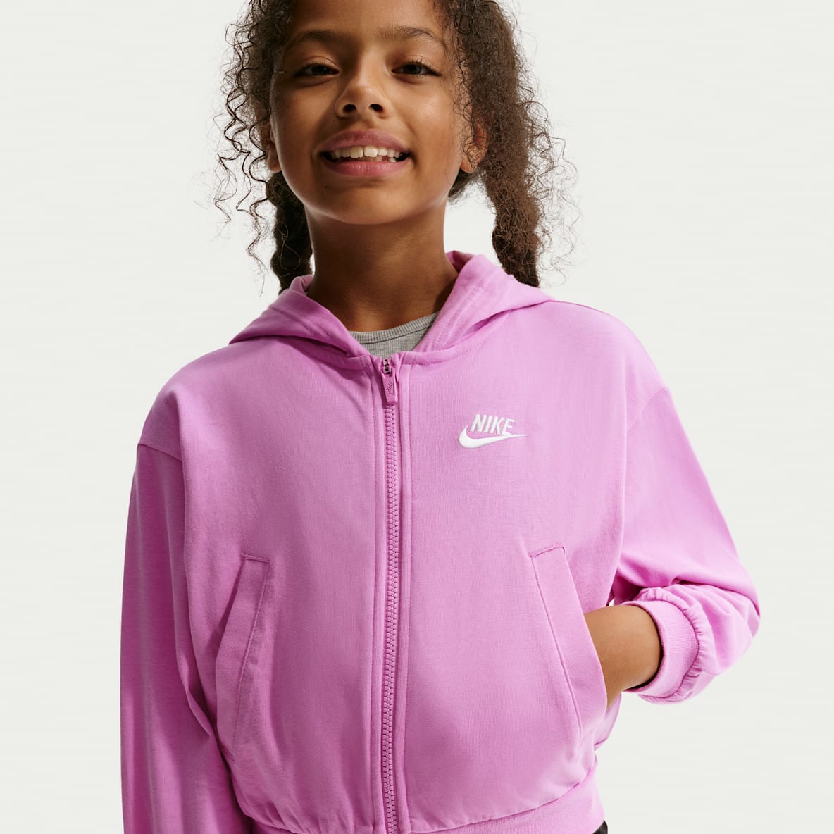 Nike Sportswear Older Kids' (Girls') Full-Zip Hoodie