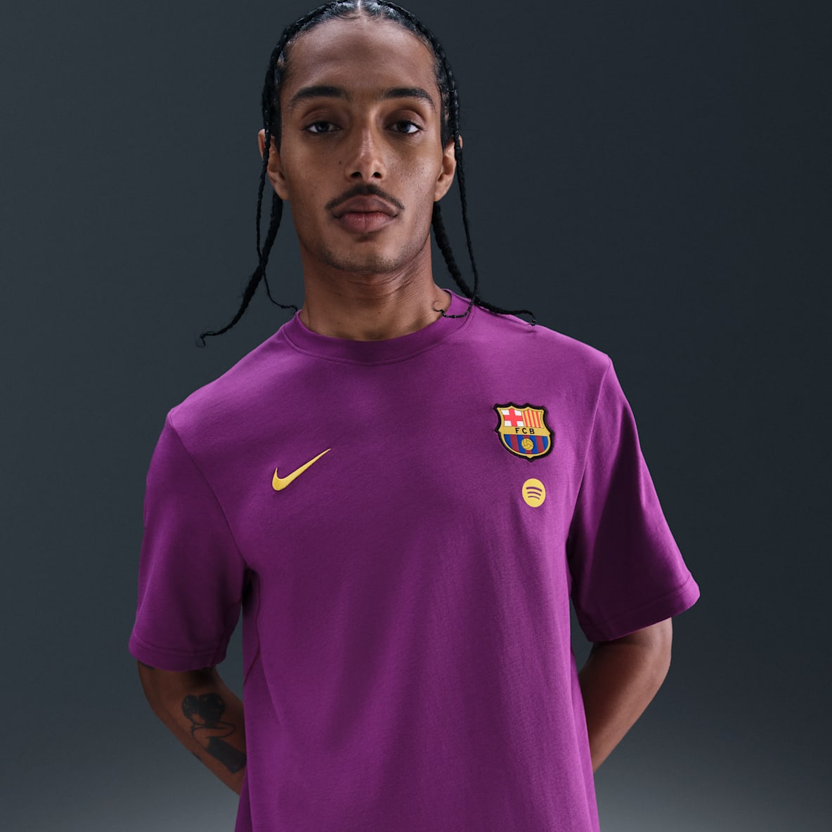 FC Barcelona Primary Home FC Barcelona Primary Home Men's Nike Dri-FIT Soccer Short-Sleeve Top