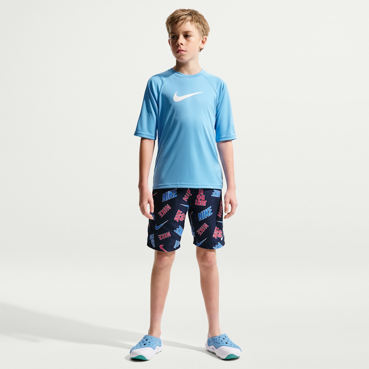 Nike Swim Breaker Big Kids' (Boys') 7" Brief-Lined Volley Short
