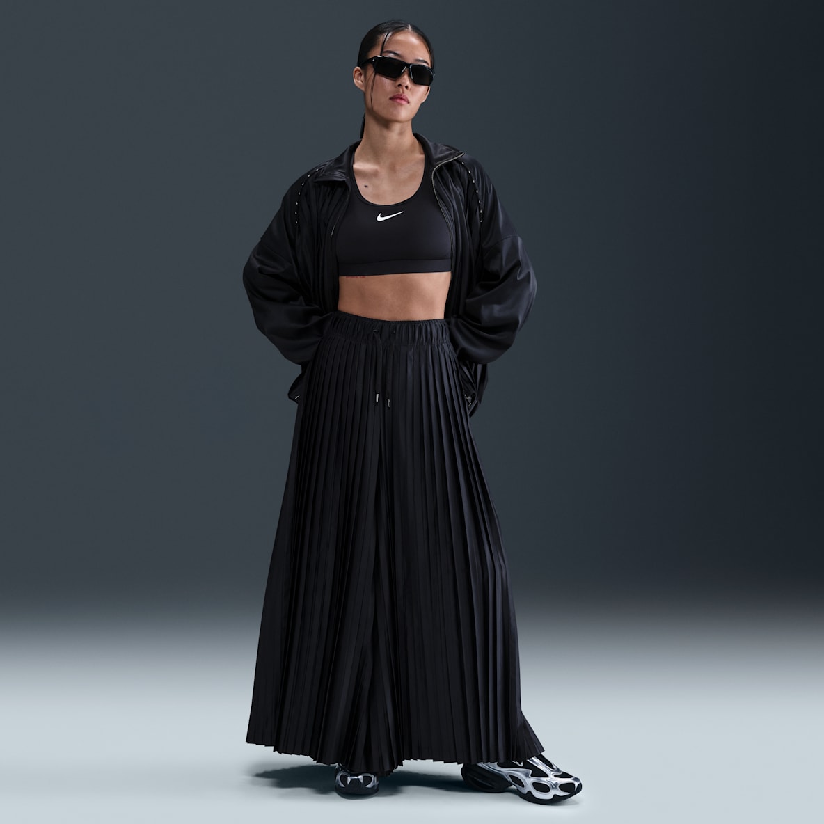 Nike Sportswear Collection Nike Sportswear Collection Women's Mid-Rise Pleated Track Pants