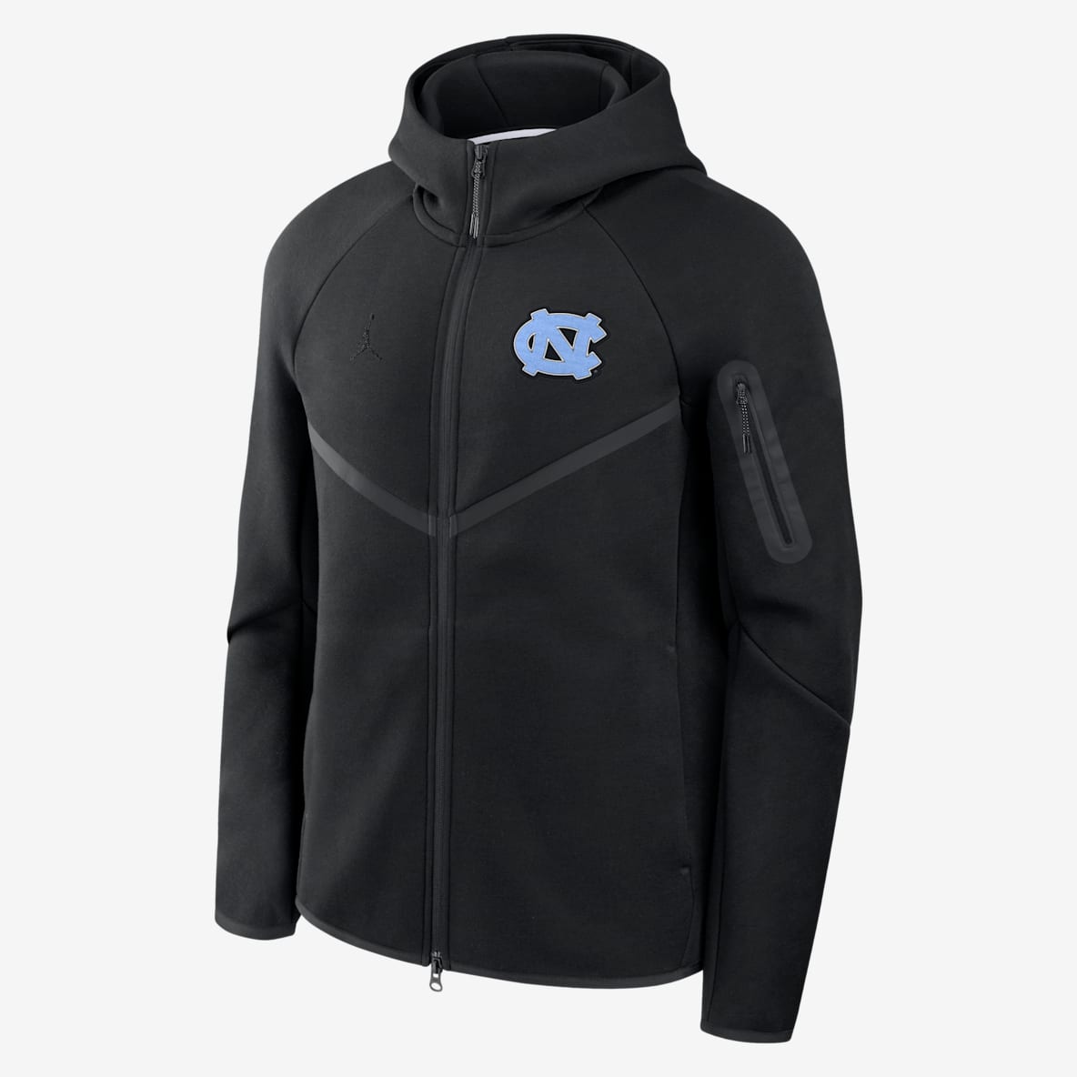 North Carolina Tech Fleece Windrunner North Carolina Tech Fleece Windrunner Men's Jordan Brand College Full-Zip Hooded Jacket