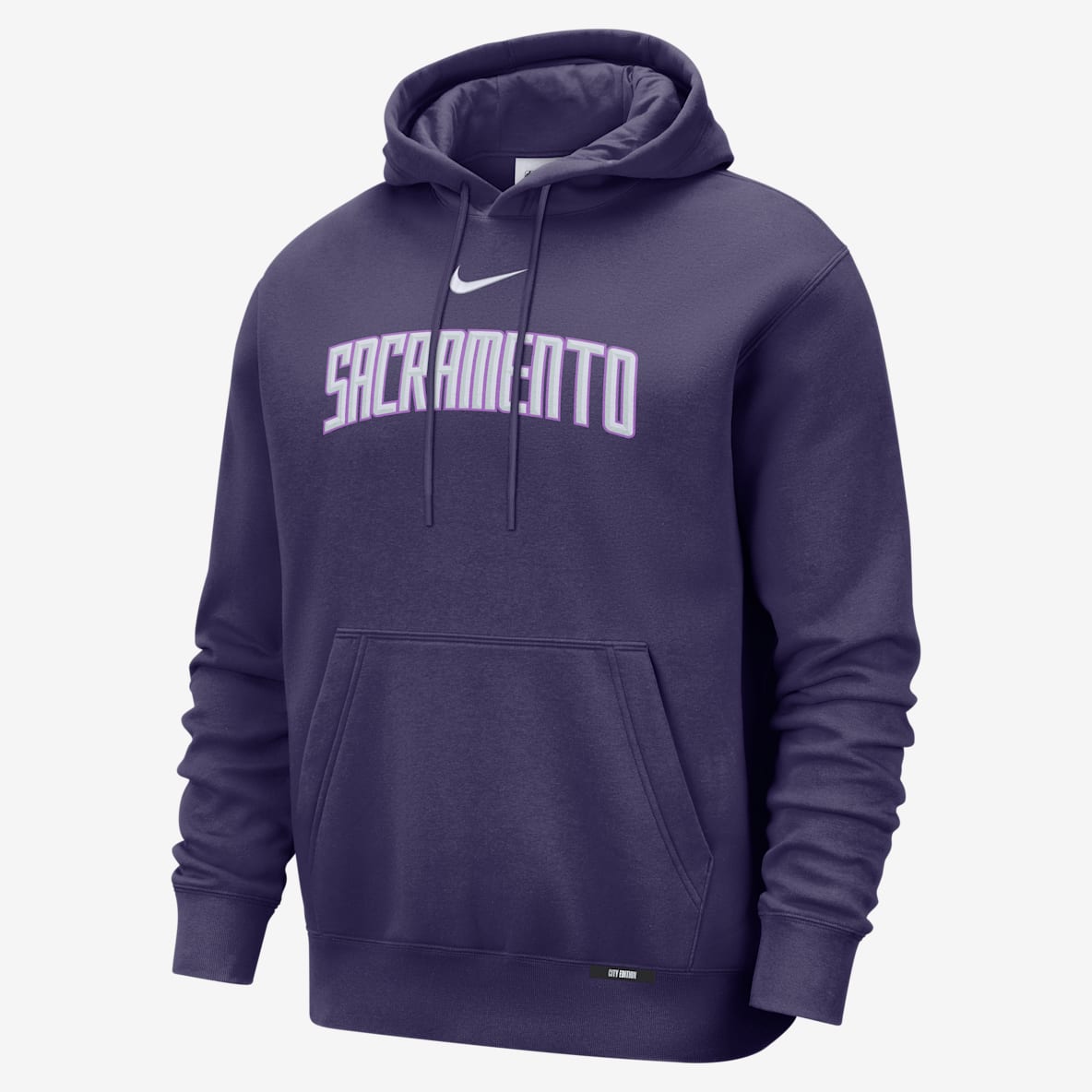 Sacramento Kings City Edition Men's Nike Basketball Club Pull-Over Hoodie