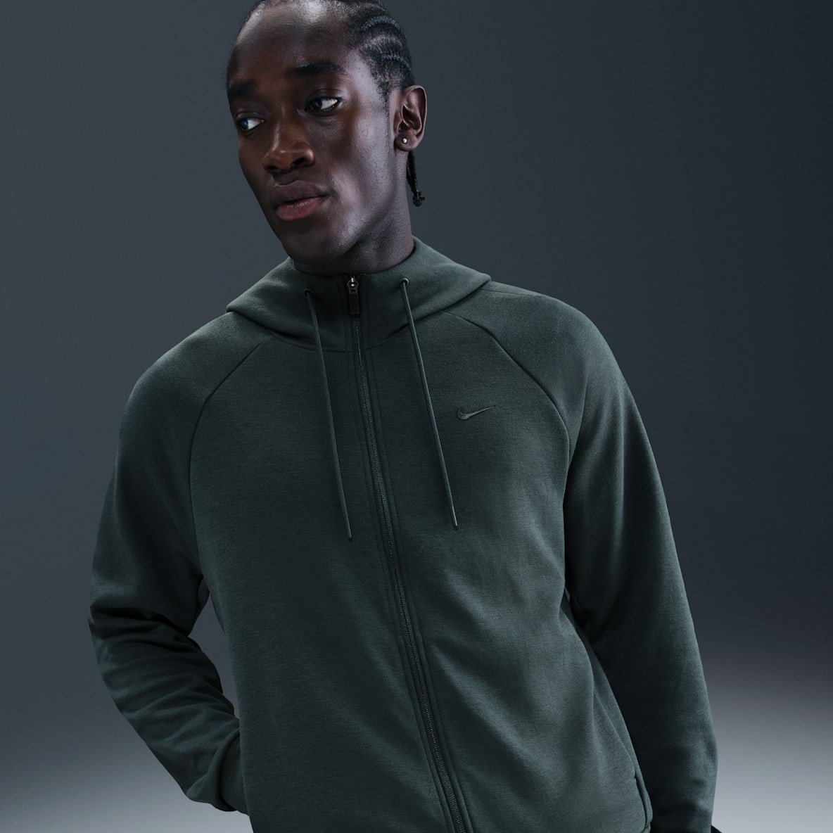 Nike Primary Fleece Nike Primary Fleece UV Performance Hoodie mit durchgehendem Reißverschluss und Dri-FIT-Technologie (Herren)