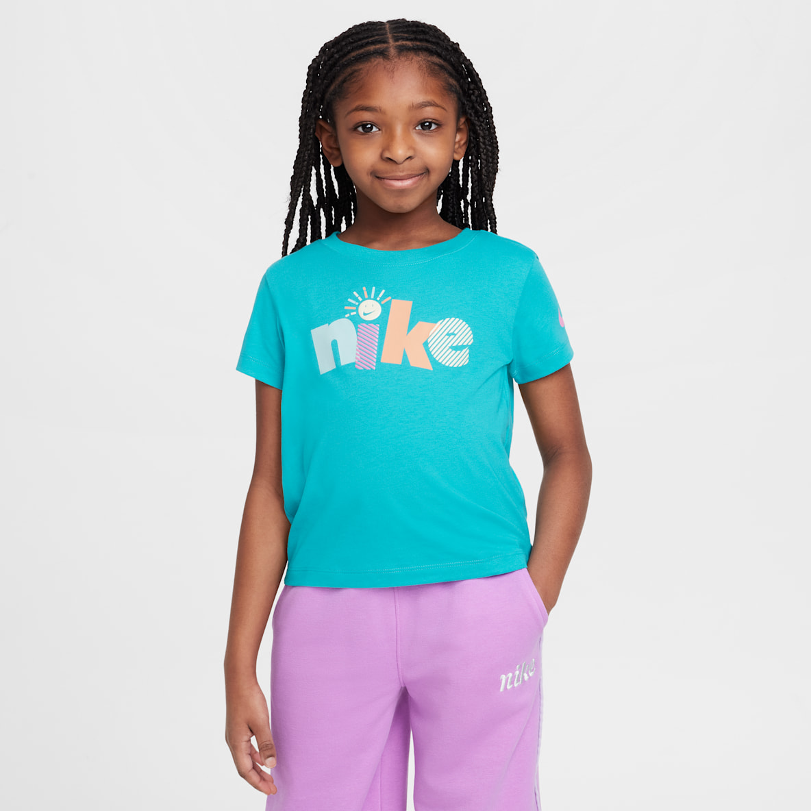 Nike Sunny Swoosh Nike Sunny Swoosh Little Kids' Graphic T-Shirt