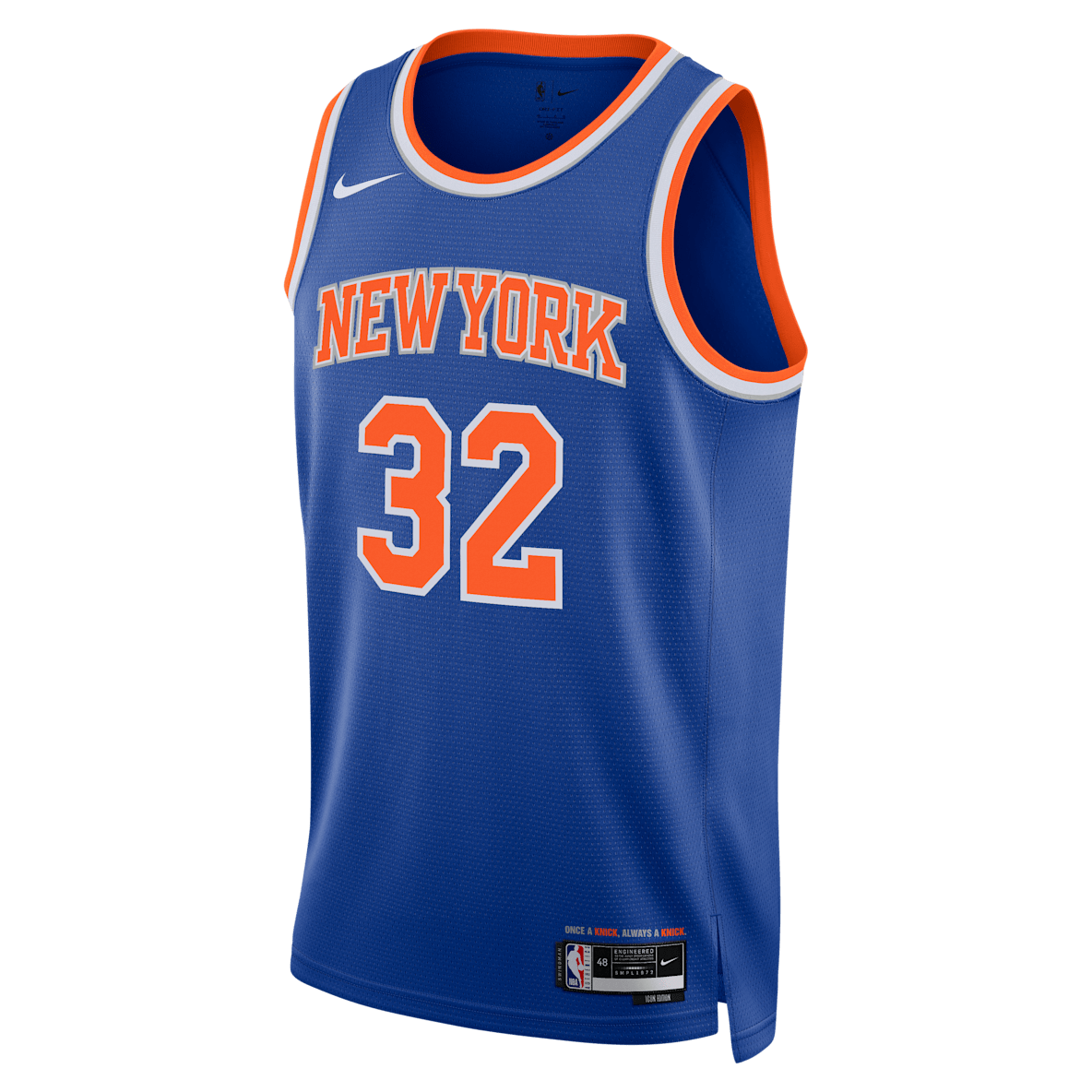 thumbnail image 2 of New York Knicks Men's Vintage Blue Basketball Shorts With Pockets – Sizes S-XXL 2 of 4