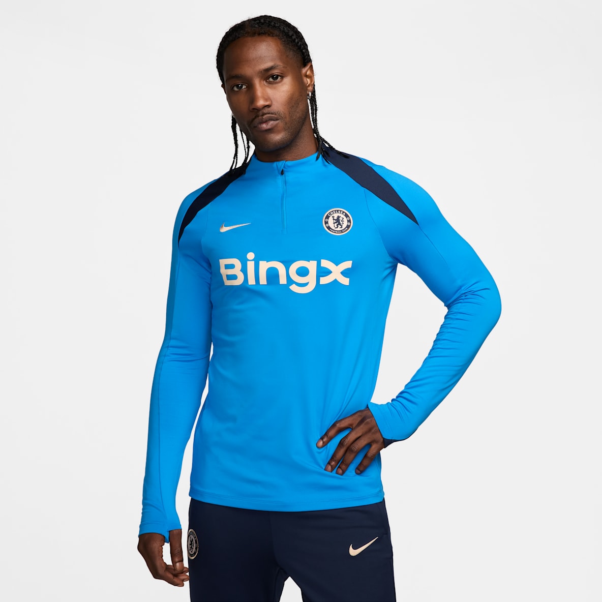 Chelsea FC Strike Nike Dri-FIT férfi edzőfelső futballhoz