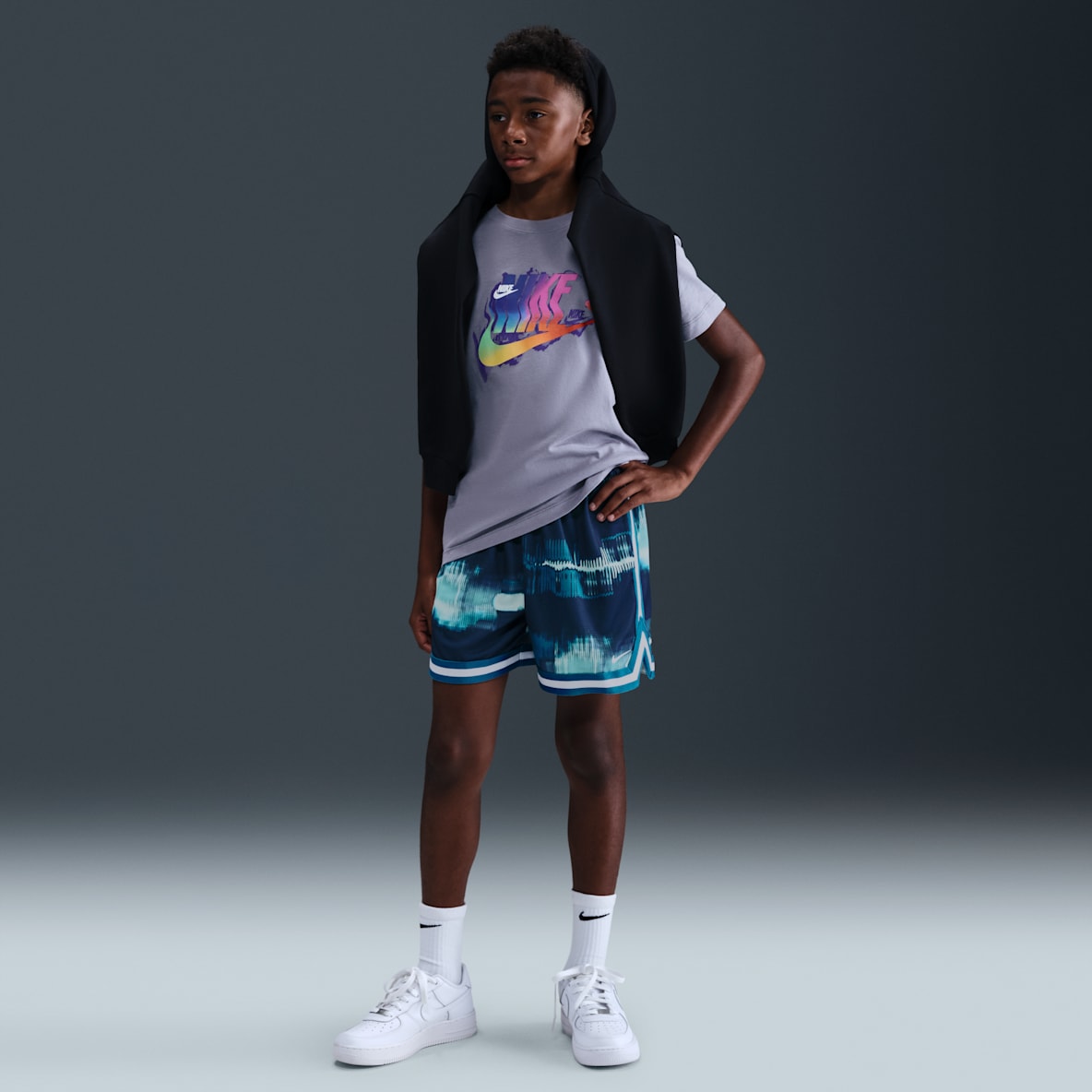 Nike DNA Nike DNA Shorts de básquetbol Dri-FIT de 13 cm para niños talla grande