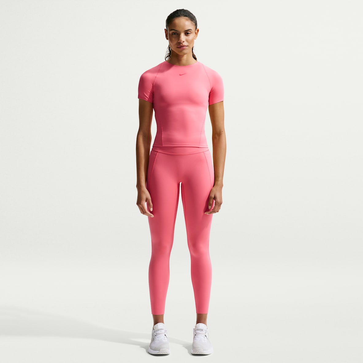 Nike Universa Leggings de cintura alta sin costura delantera de 7/8 para mujer