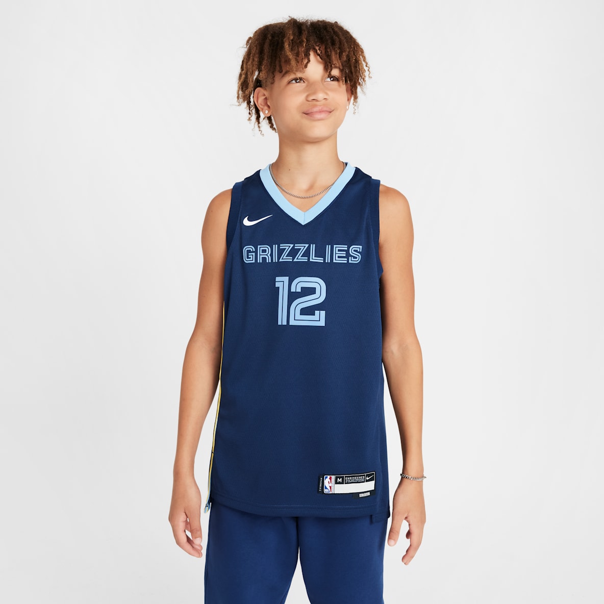 Memphis Grizzlies 2023/24 Icon Edition Memphis Grizzlies 2023/24 Icon Edition Older Kids' Nike NBA Swingman Jersey